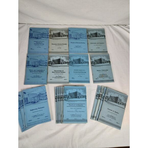 Lot 21 International Correspondence School Math Machines Engineering Electrical - Picture 2 of 9